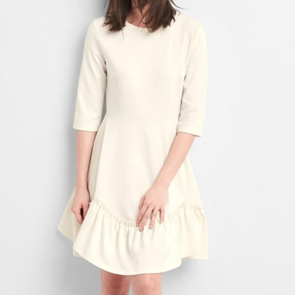 GAP Dresses & Skirts - ⬇️GAP | Ruffle Hem Ponte Dress
